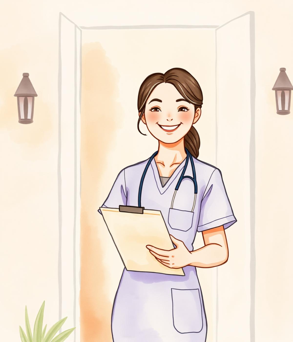 Friendly WeCare2 caregiver